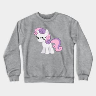 Displeased Sweetie Belle Crewneck Sweatshirt